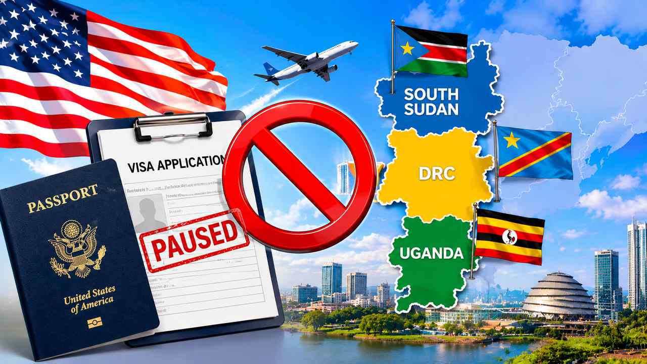 U.S. Visa Operations Suspended in South Sudan, DR Congo, and Uganda