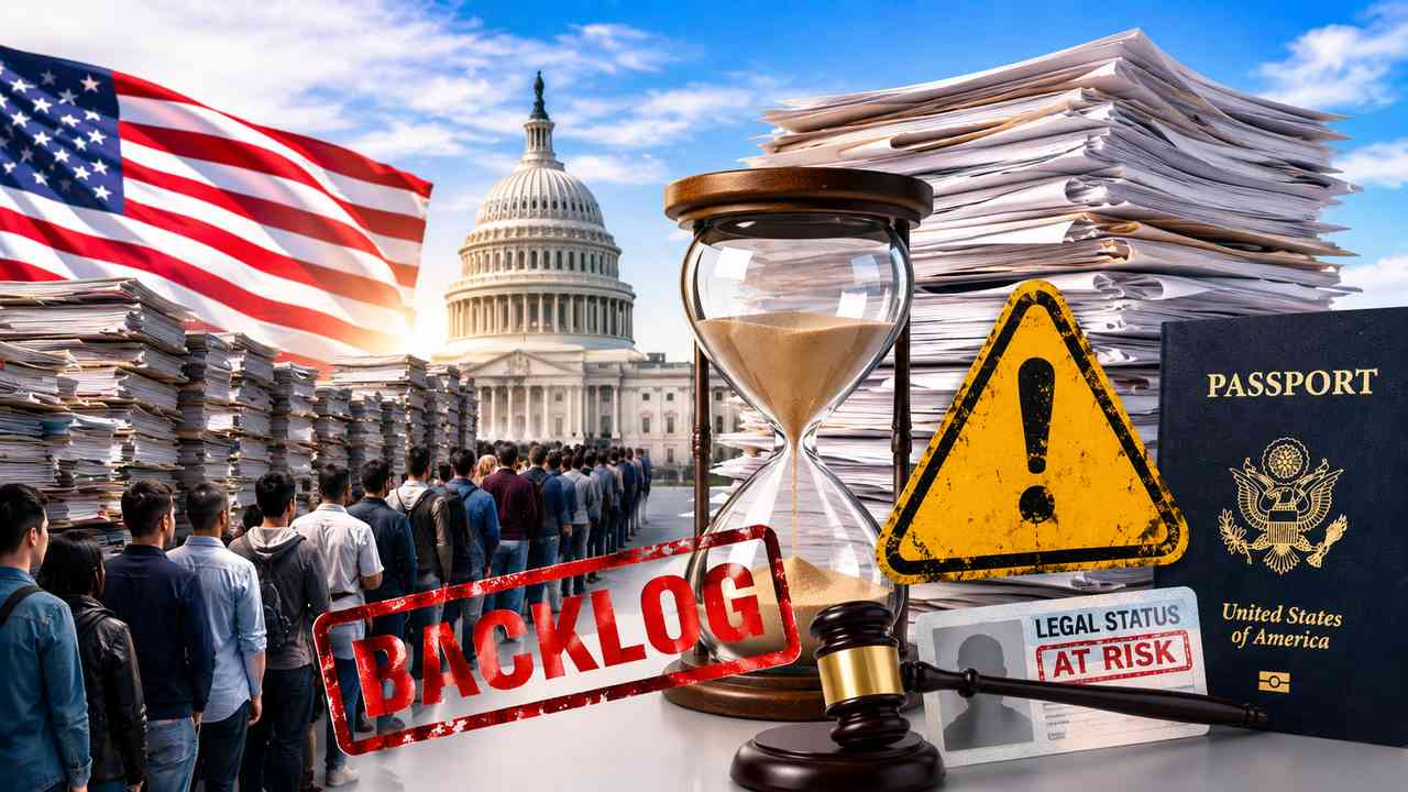 US Immigration Backlog Surges to 11.6 Million, Putting Legal Status at Risk
