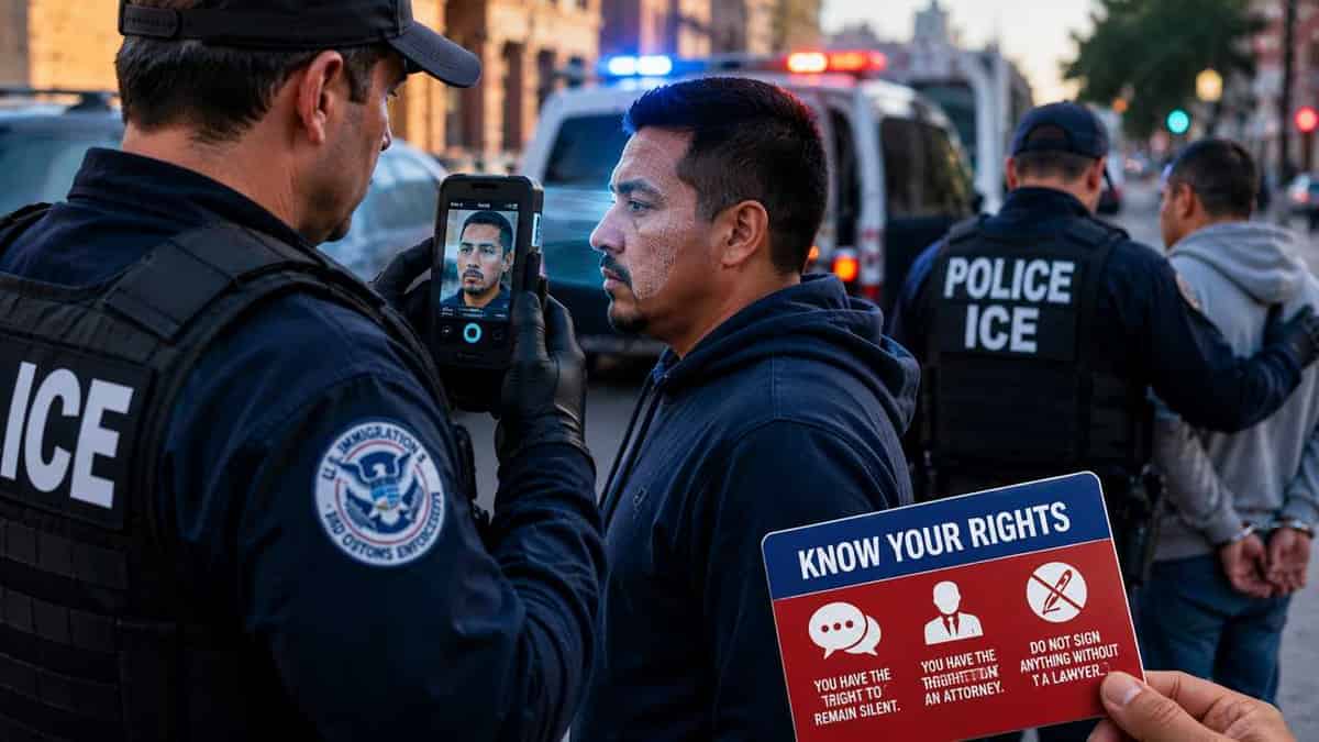 ICE Now Uses Facial Scans During Arrests: Know Your Rights if Approached