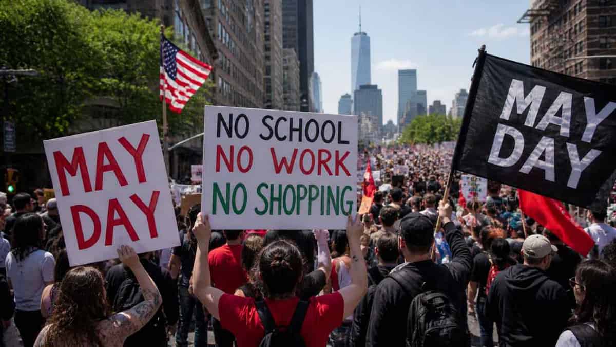 'No School, No Work, No Shopping’ May Day Protest Sweeps Across the U.S.