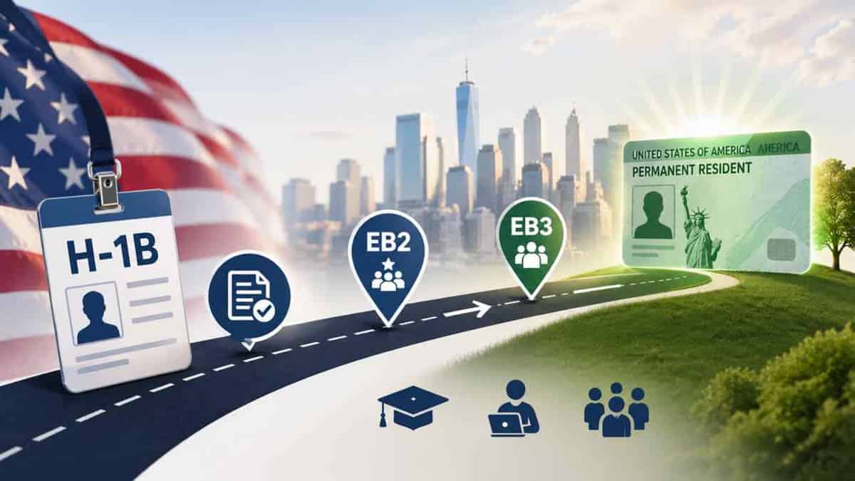 How to Move from H1-B to Green Card: EB2 and EB3 Path Explained